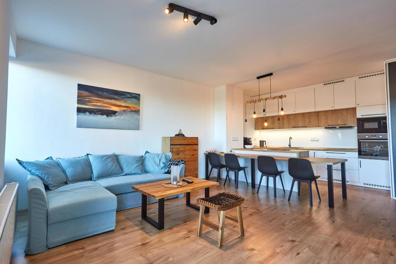 Loučná pod Klínovcem Mountain Apartments Klinovec Hexagon מראה חיצוני תמונה