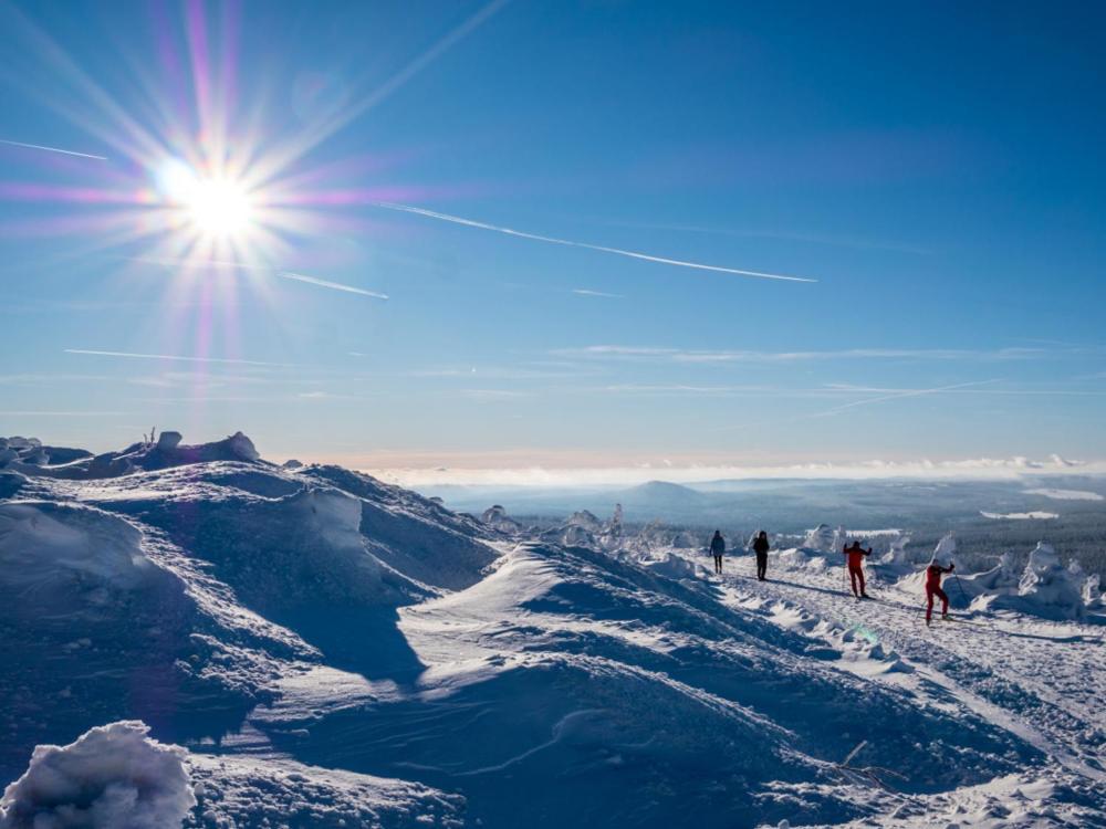 Loučná pod Klínovcem Mountain Apartments Klinovec Hexagon מראה חיצוני תמונה