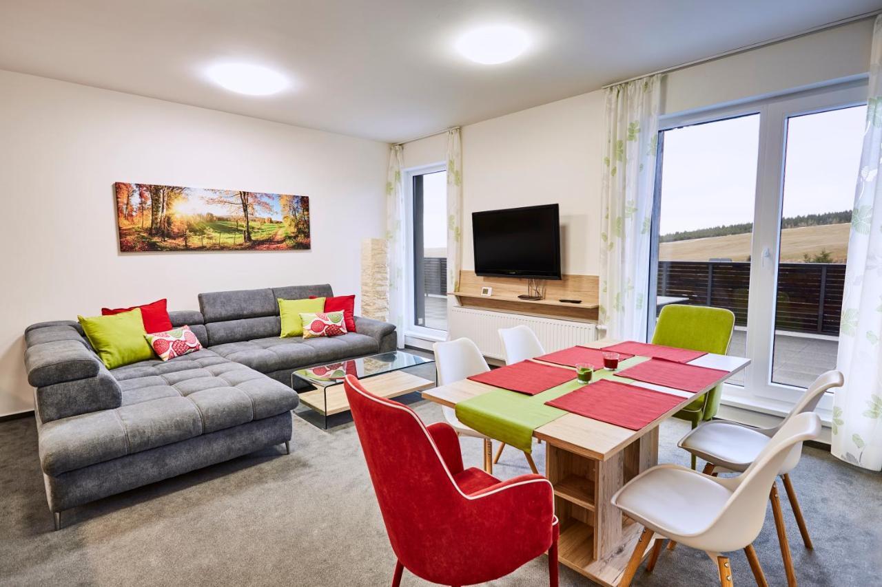 Loučná pod Klínovcem Mountain Apartments Klinovec Hexagon מראה חיצוני תמונה